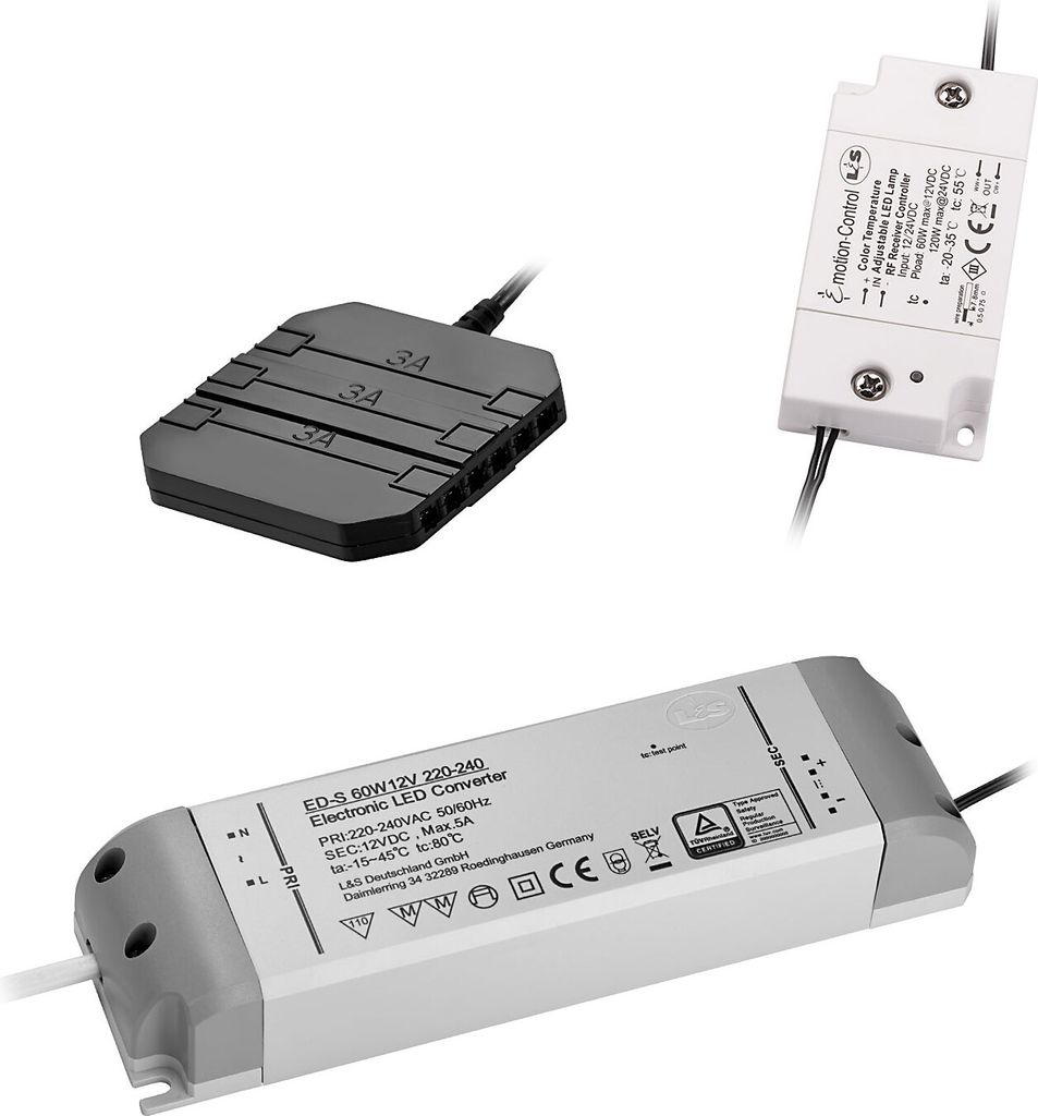Steuerung EMOTION 1-Kanal Folgeset inkl. 60W Konverter Produktbild 