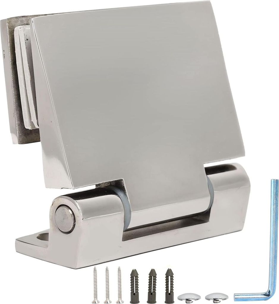 Dusch Glas Tür Scharniere Kugellager - Schräg Einseitig Edelstahl Scharnier - Badezimmer Tor Klem 8-12mm Gehärtetes Glas