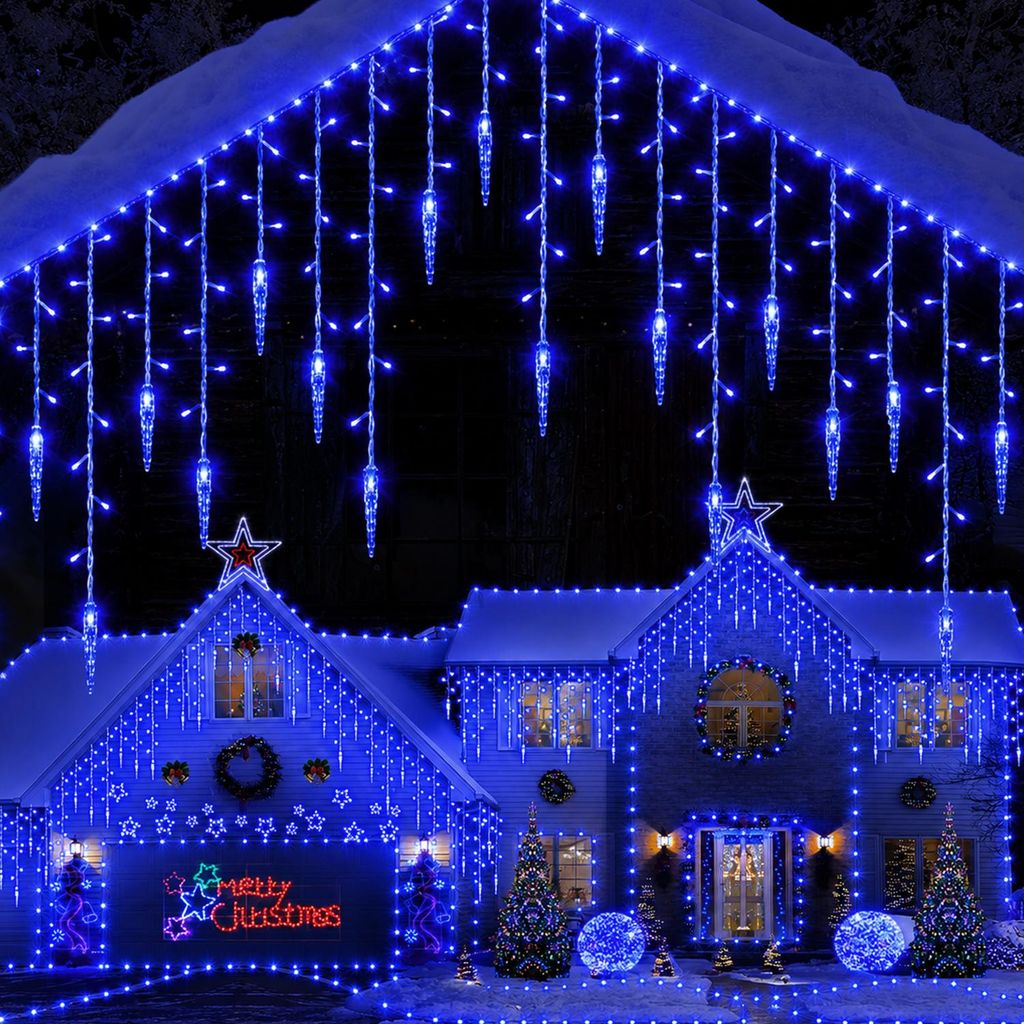 Guirnalda de luces LED con forma de "estalactitas", efecto Imagen del producto 
