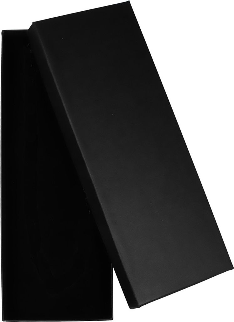 Geschenkschachtel Schmuckschachtel Geschenkbox Ring Schmucketuis Karton schwarz 220 x 80 x 27 mm 3er Pack