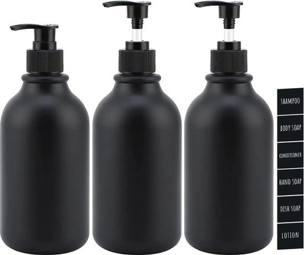 Flacon pompe distributeur de savon 500 ml pour cuisine et douche