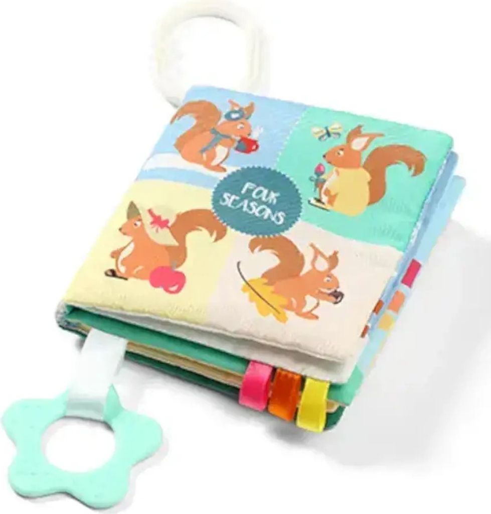 BabyOno Livre sensoriel souple - Saisons Image du produit 