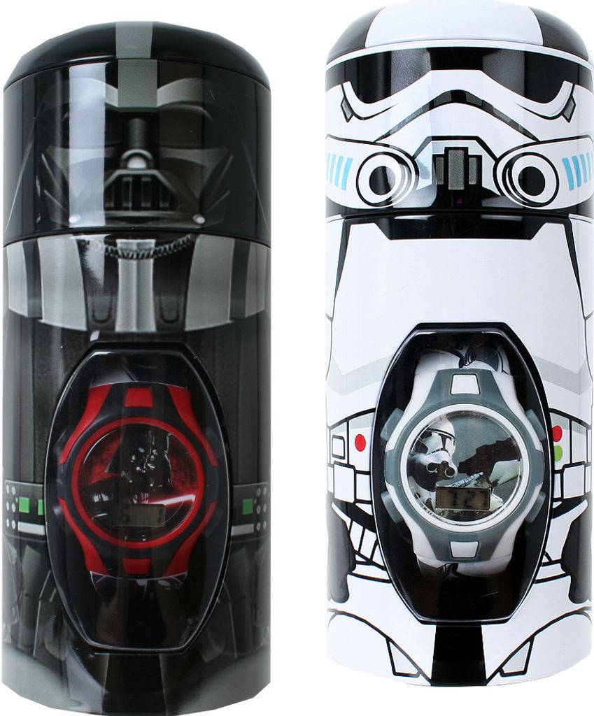 Star Wars Digitaluhr Armbanduhr Metalldose Stormtrooper Produktbild 