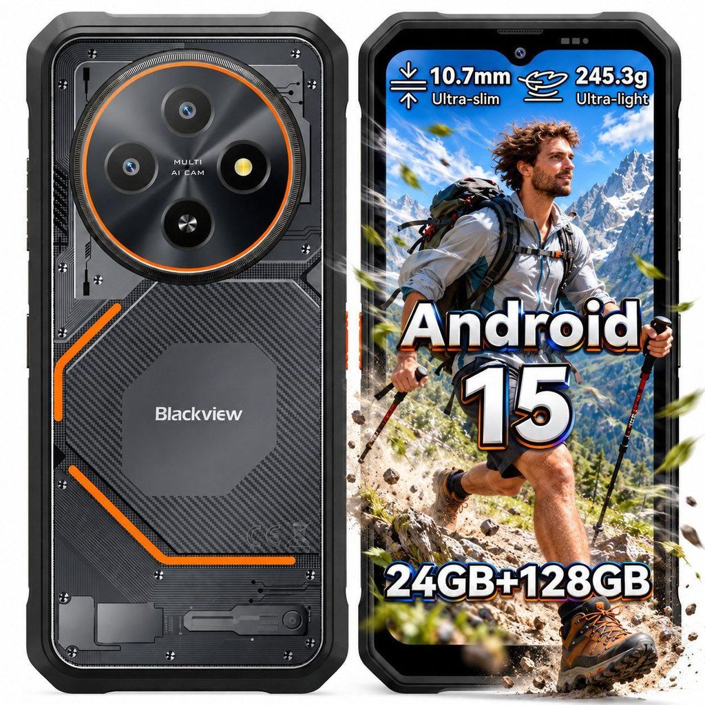 Blackview FORT 2 Outdoor Handy,6.56", 24 GB+128 GB/2TB, Produktbild 