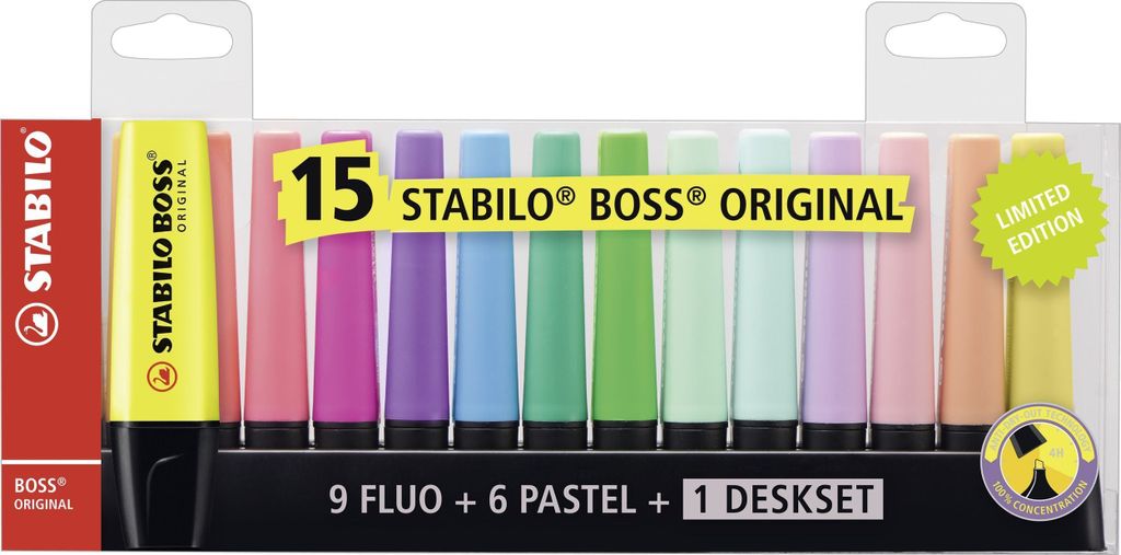 Zvýrazňovače - STABILO BOSS ORIGINAL - sada 15 ks - 9 Obrázek produktu 2