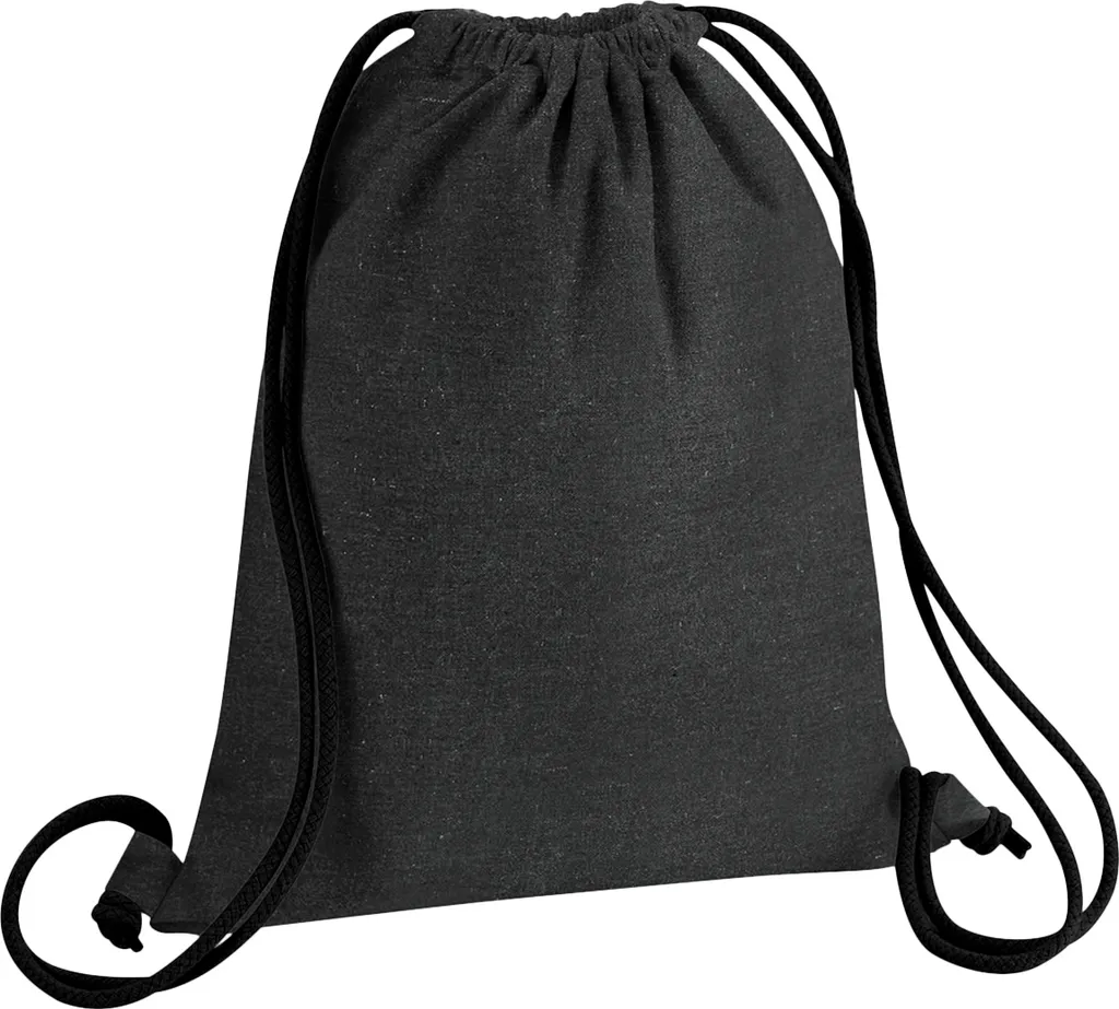 Westford Mill RW8551 Revive: Sacca Sportiva in Tessuto Riciclato Nero