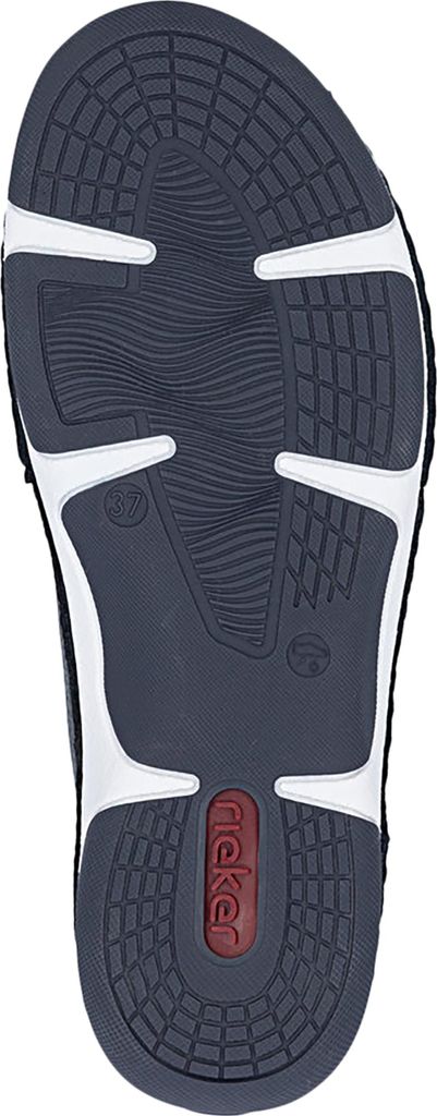Rieker Damen Sneaker Leder Schnürschuh Ziernaht 55901, Produktbild 