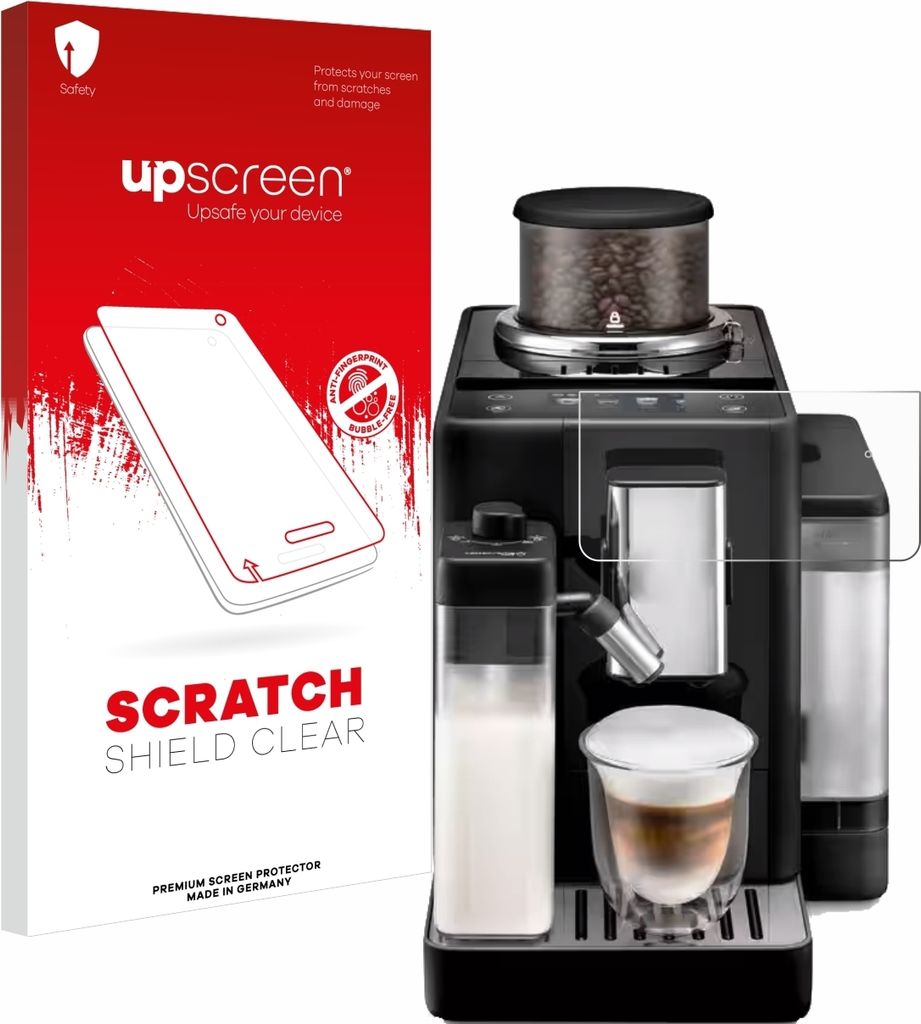 upscreen Schutzfolie für DeLonghi Rivelia Displayschutz Displayschutzfolie Folie Klar Transparent