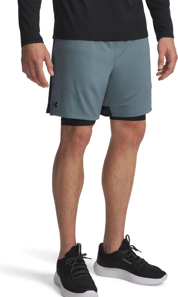 Under Armour Ua Tech Vent 2In1 Short - jasper blue, Größe:L