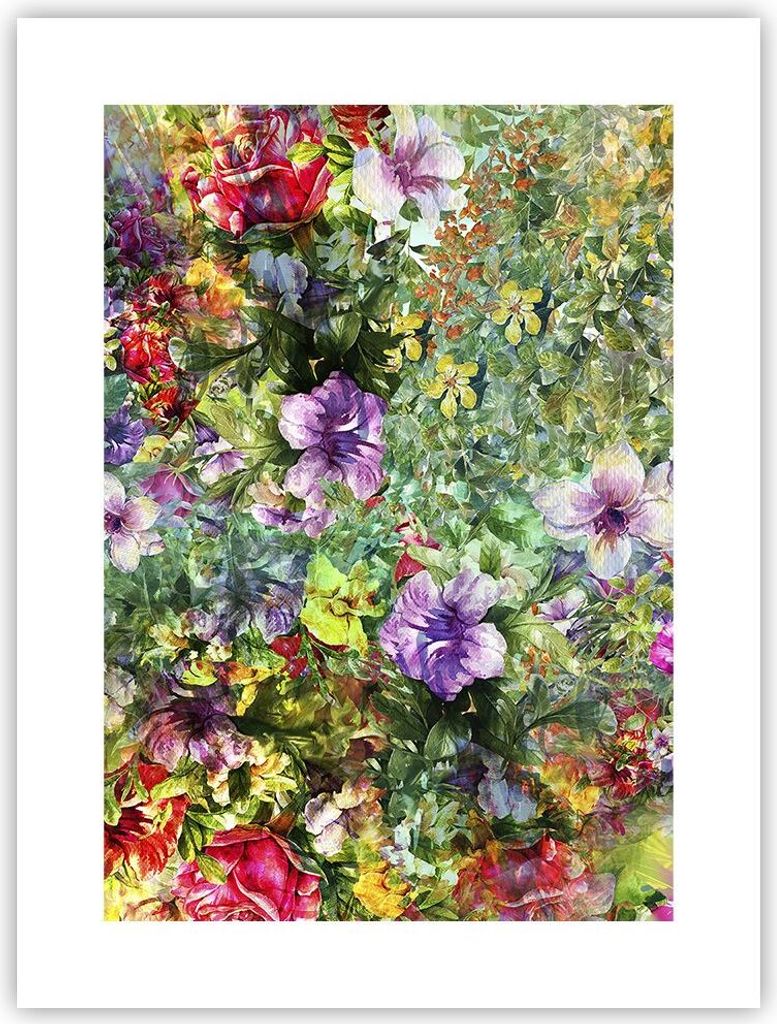 Poster - Poster ohne Rahmen - blume sommer natur - 30x40 cm - Wand Bild - Wanddeko - Wandbilder - Kunstposter - Wandposter - Bilder - Kunstdruck - ...