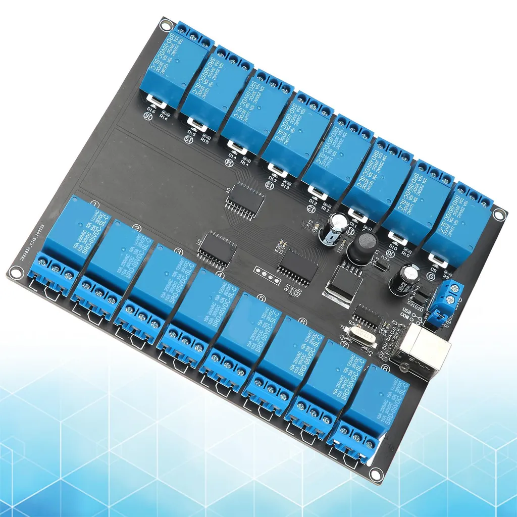 Module Relais USB 16 Canaux Anti-Interférence avec Isolation Optique - 3