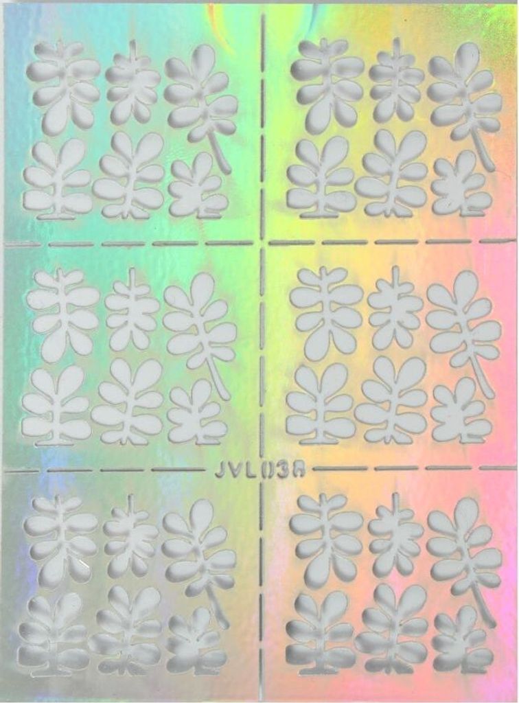 Nail Art Nagelfolie Nagel Schablone Sticker Holow Modell 5