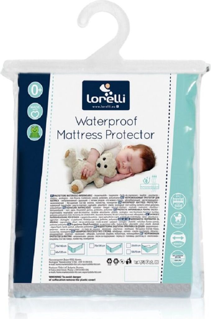 Lorelli Babybett Matratzenschoner, wei, Gre 50 x 70 cm, Produktbild 