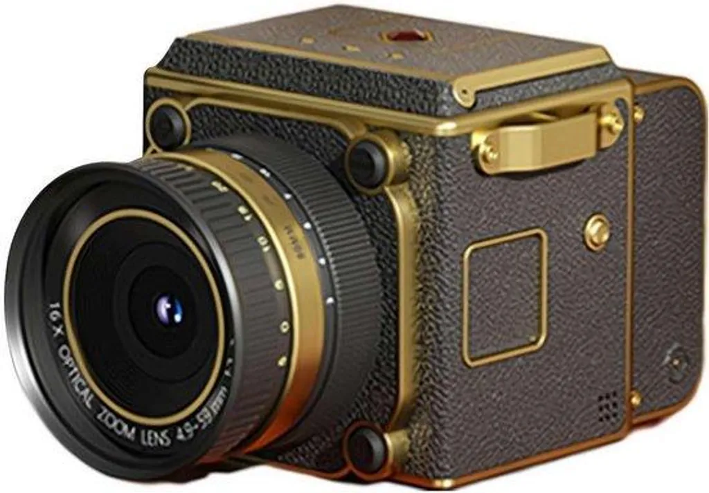 Mini caméra 4K double objectif avec zoom 16x et carte 32Go - Noir ABS