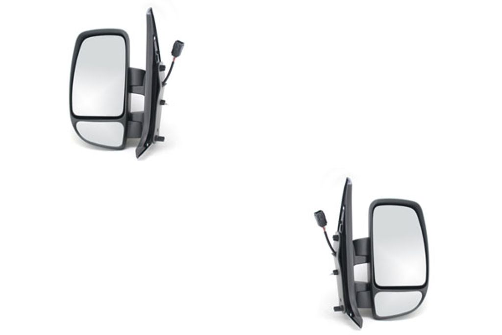 Johns, Außenspiegel Spiegel passend für Renault Master II 11/03- Satz Li Rechts schwarz 7701163449 4415381 9630200QA8 09120907 09121013 4405074 4...