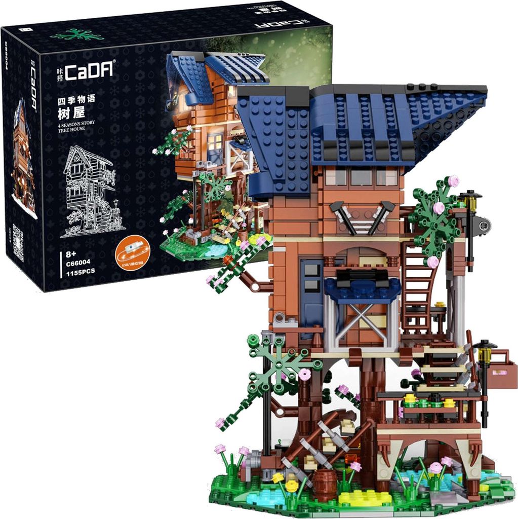 Cada C66004W stavebnice Four Seasons Tree House 1155 prvků Obrázek produktu 