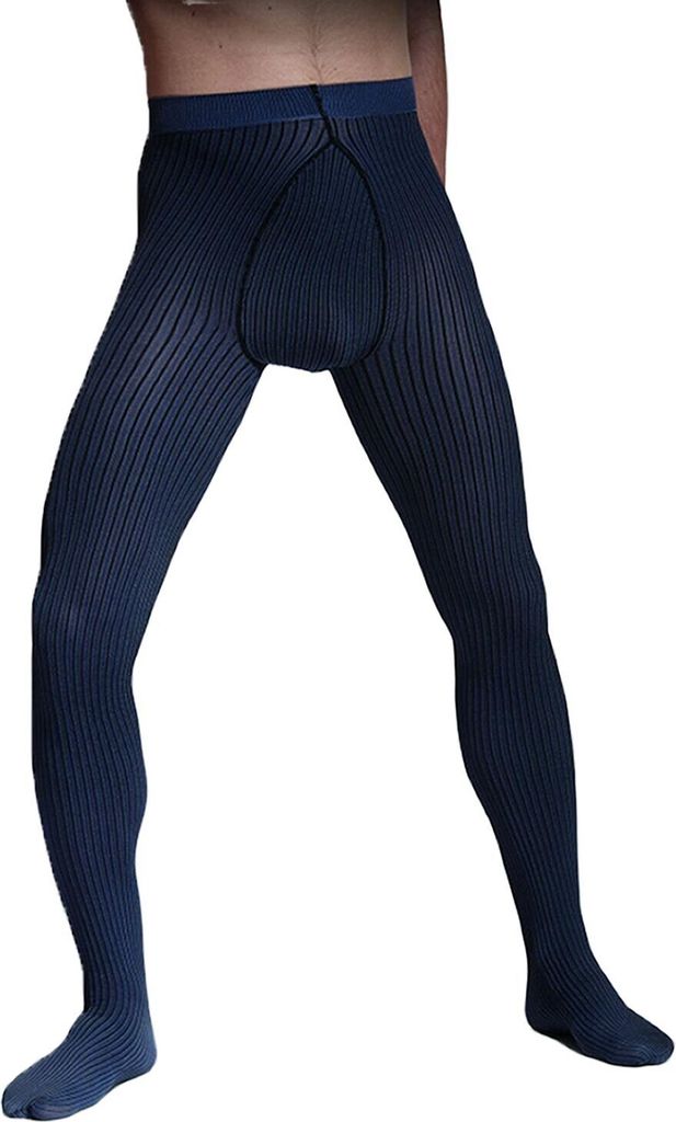 Adrian pánské punčochové kalhoty STRIPES 40 DEN jeans-XXL Obrázek produktu 1