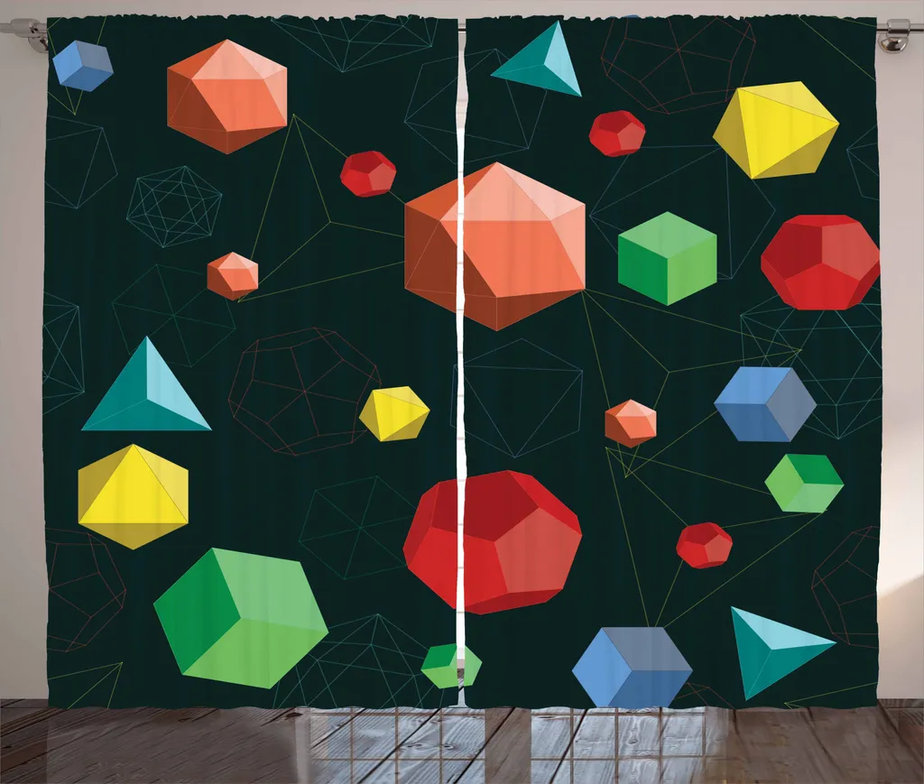 Tenda Abakuhaus Geometrica Rustica 280x175 cm per Camera e Soggiorno