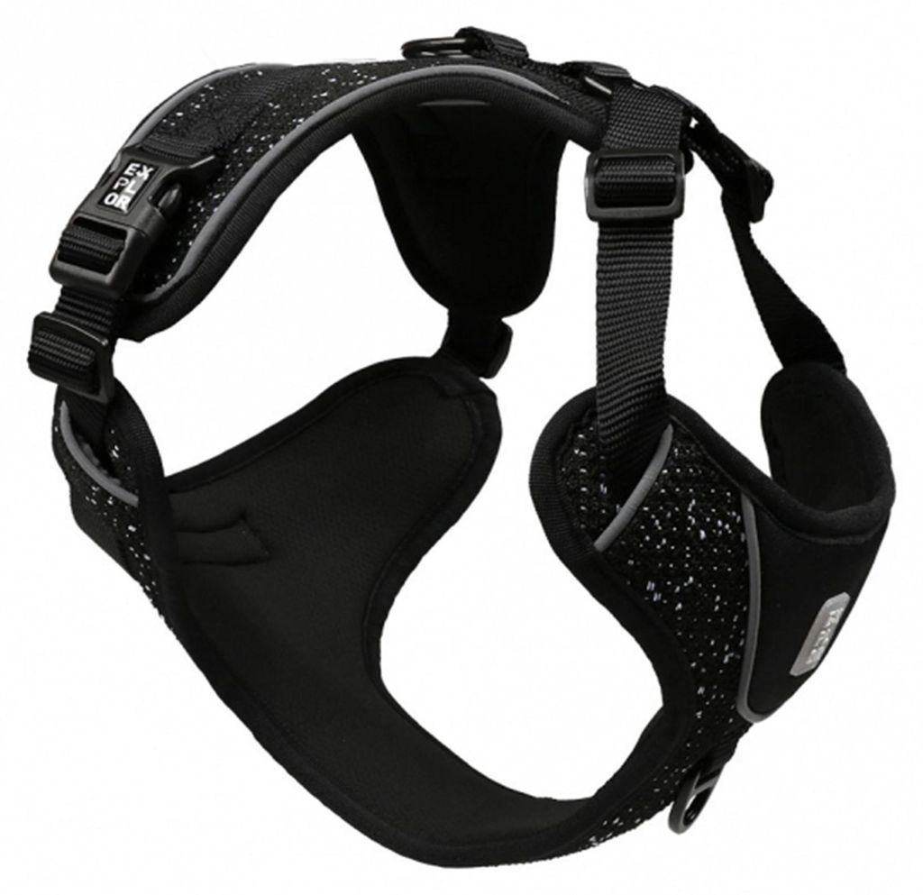 Duvo+ EXPLOR Ultimate Fit No-Pull Geschirr Fashion granite black, Größe: M