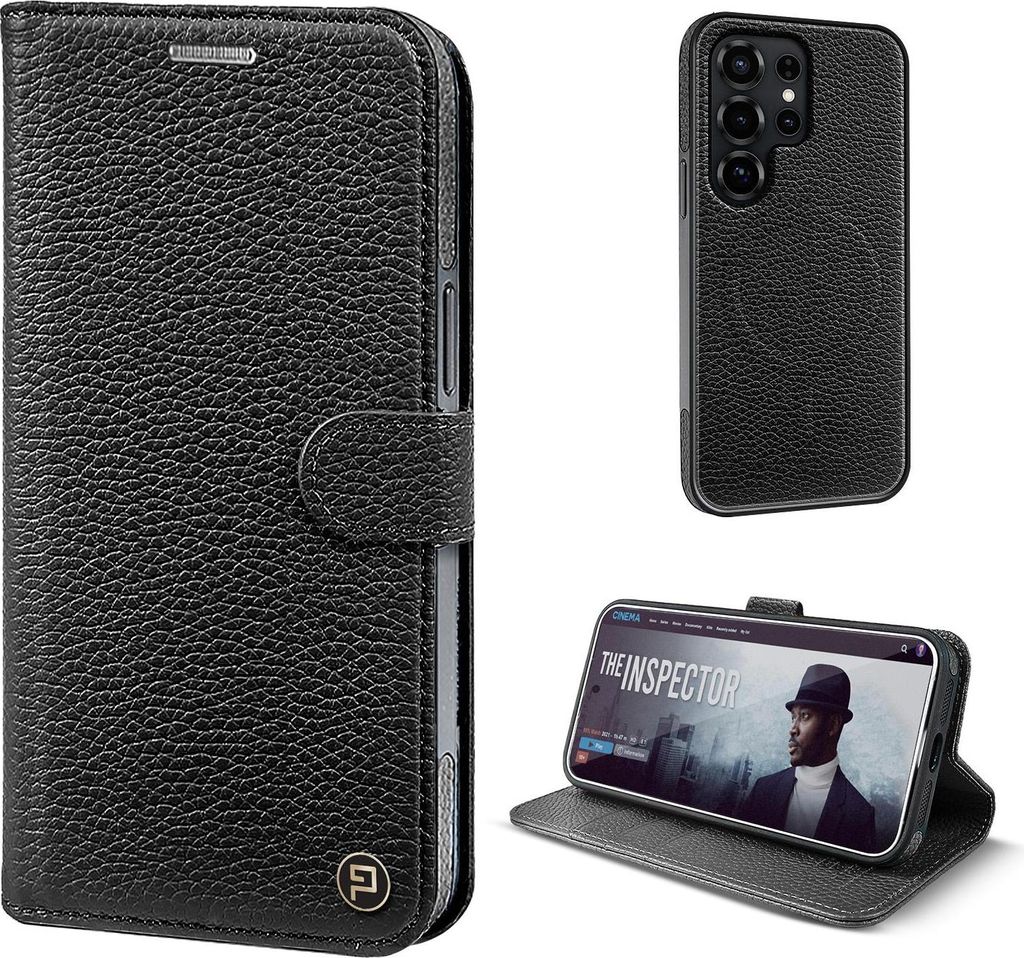 Echtleder Handyhülle für Samsung Galaxy S25 Ultra RFID Produktbild 