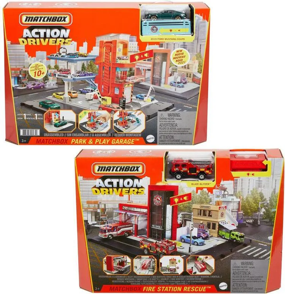 Jouet Matchbox Action Drivers circuit solide sans pile pour enfant