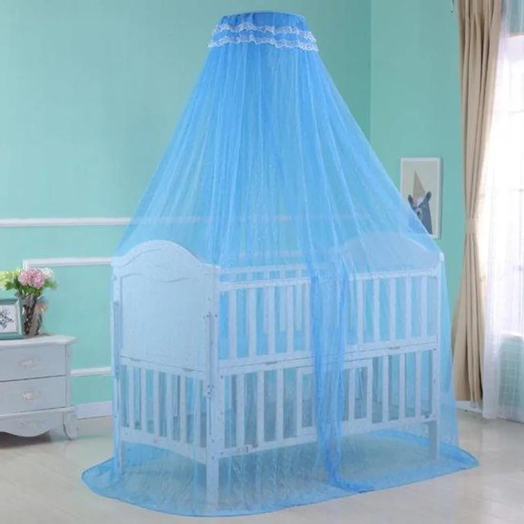 Moustiquaire Bébé Palais 120x60cm Bleue : Sommeil Paisible Garanti