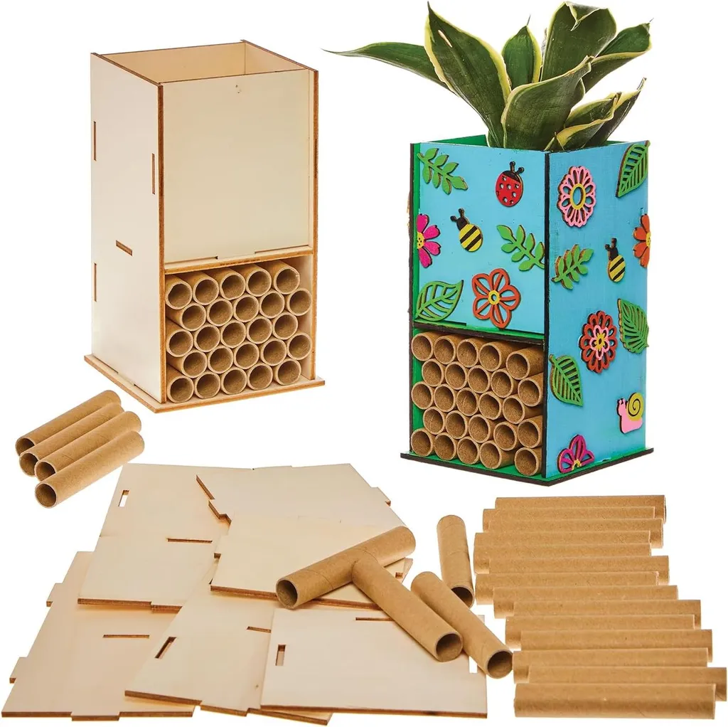 Kit de bricolage enfant hôtel à insectes et jardinage - Set éducatif