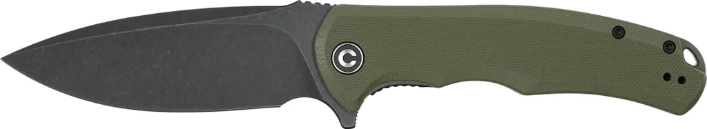 Couteau Pliant de Survie Civivi Praxis Vert G10 pour Chasse et Outdoor