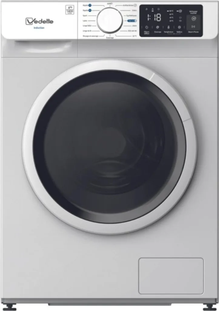 Lave-linge Vedette LFVQ384W : fini le bruit et les vibrations à l'essorage