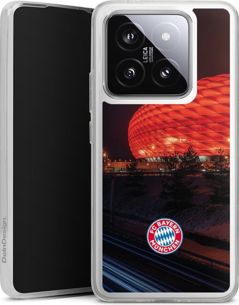 DeinDesign Handyhülle für Xiaomi 14T Pro Silikon Hülle Case Smartphone Schutzhülle FC Bayern München FCB Stadion
