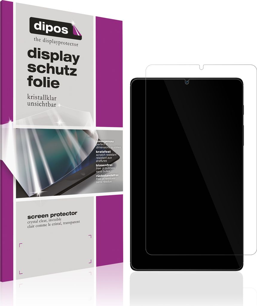 2x Schutzfolie für Realme Pad Mini (8.7) klar Displayschutzfolie Folie Display Schutz dipos