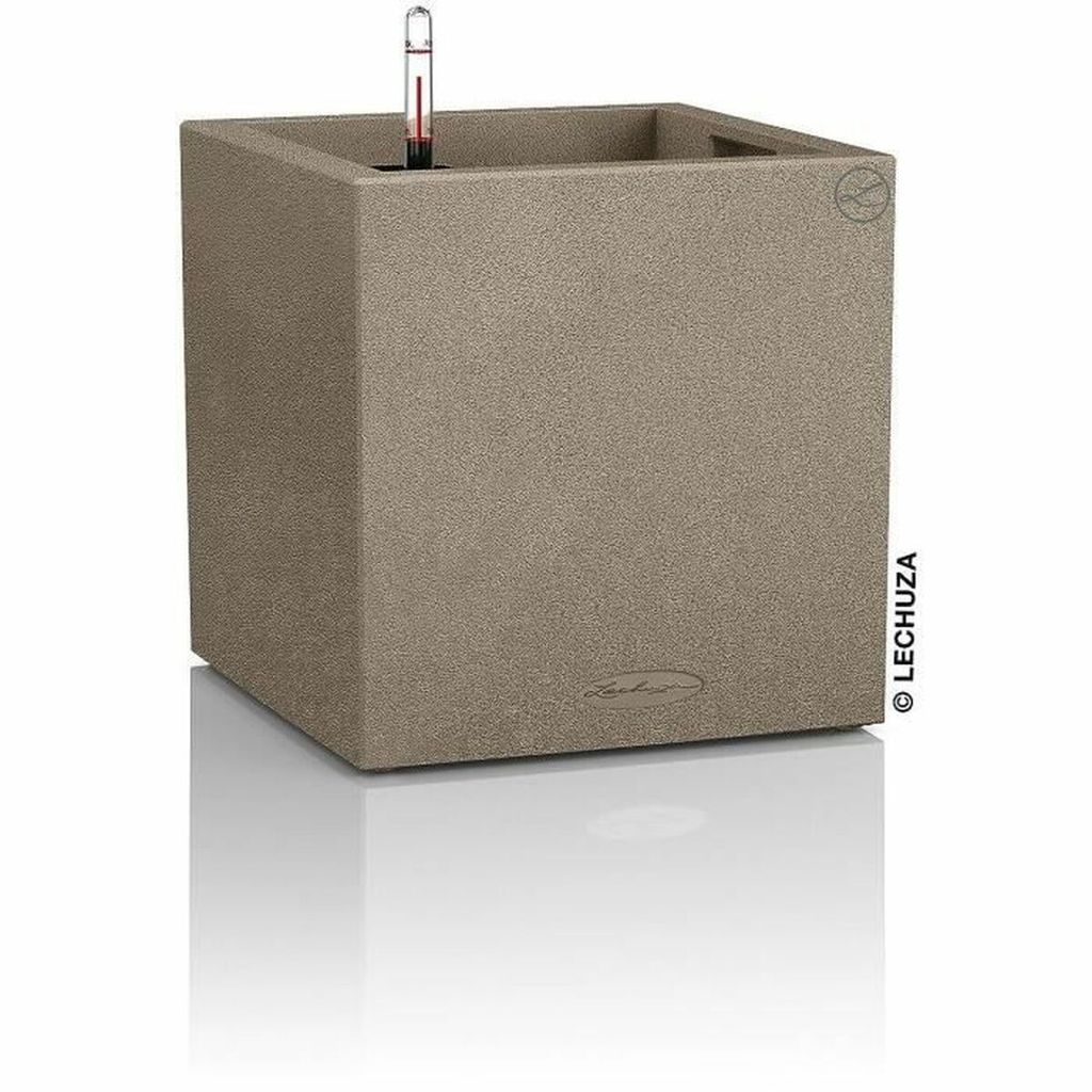 Fioriera LECHUZA CANTO Stone 40 Low Sand beige | fioriera Immagine del prodotto 