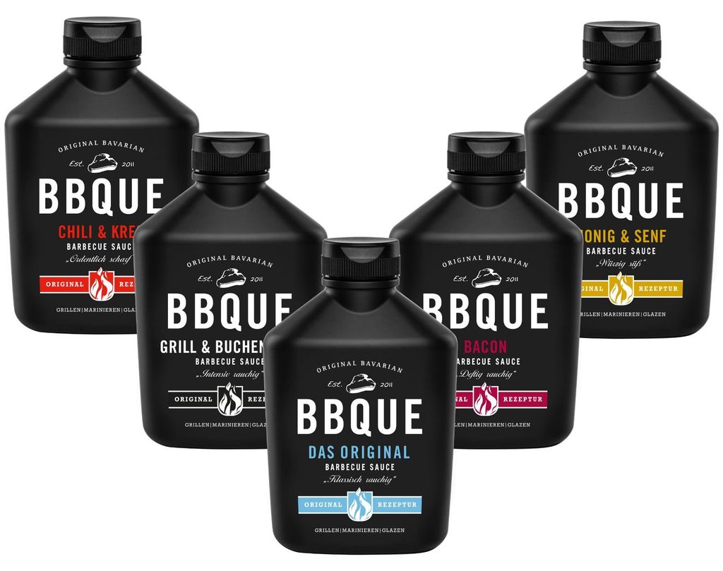BBQUE Saucen Set Furious 5 - 5x 400ml Produktbild 
