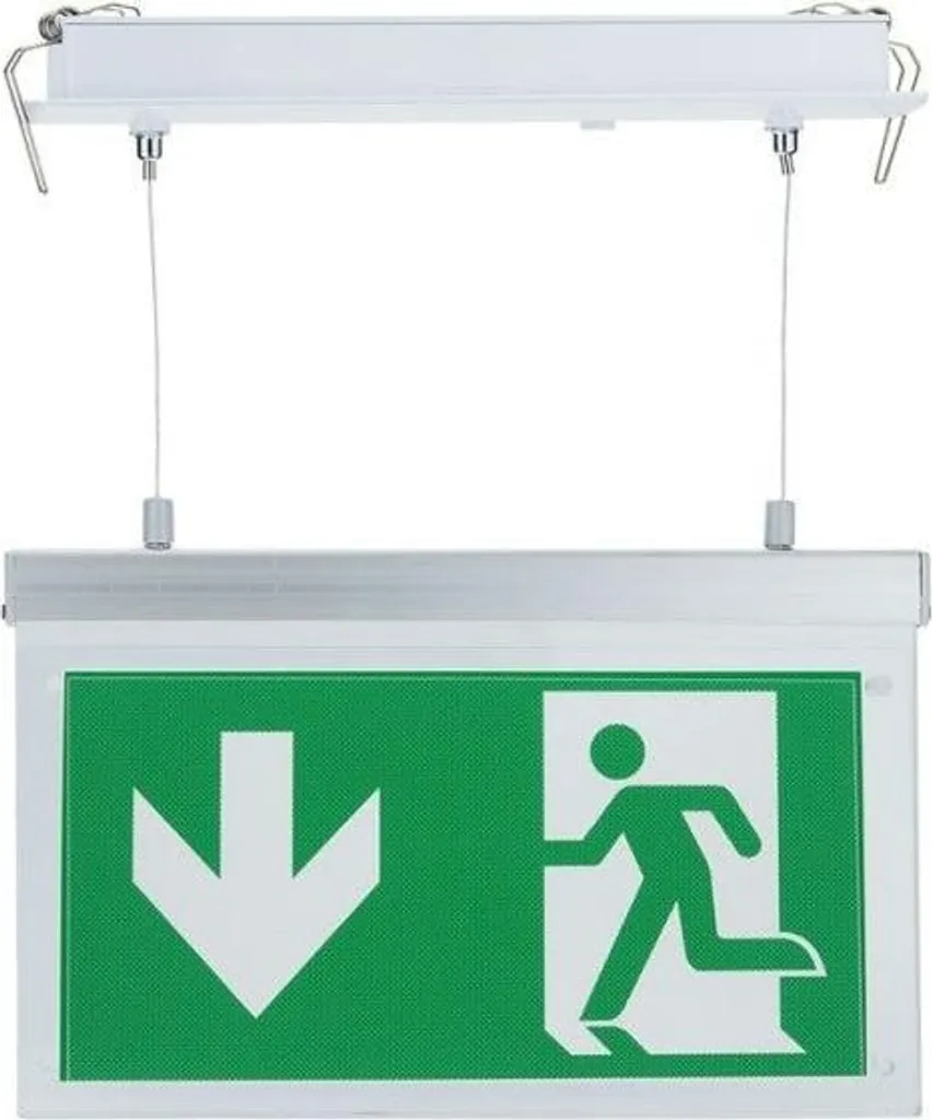 BAES LED 2W encastrable 3h conforme ERP : Éclairage secours puissant