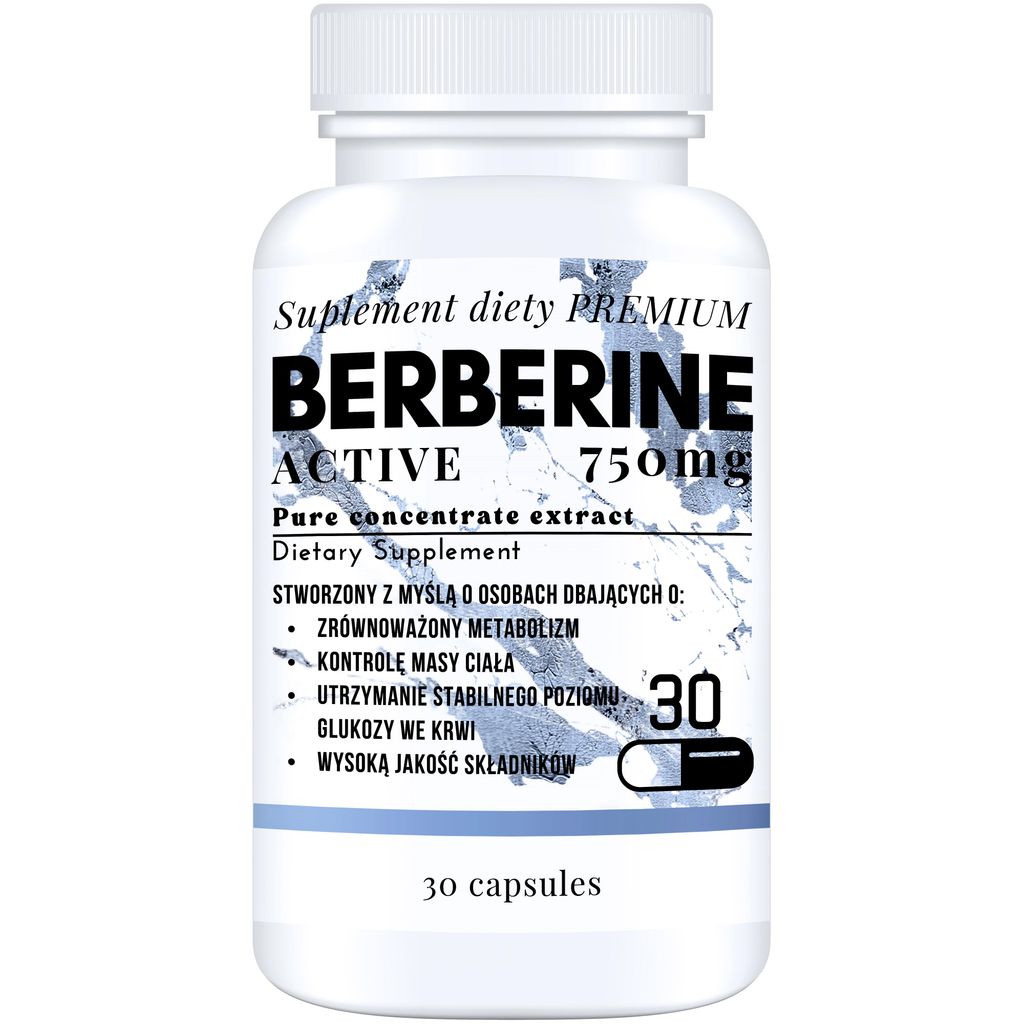 BERBERINE 750MG ACTIVE BERBERIN erhält normale Blutwerte aufrecht 30 Kapseln