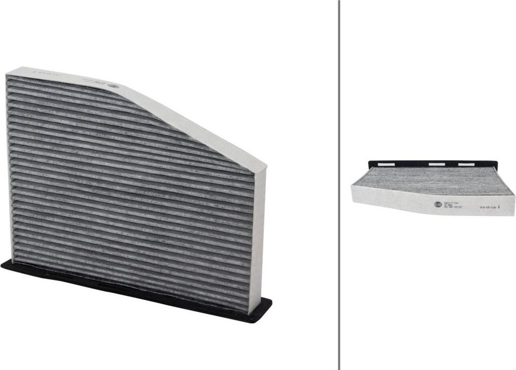 Innenraumfilter Aktivkohlefilter 272 x 213 mm HELLA für u.a. VW GOLF