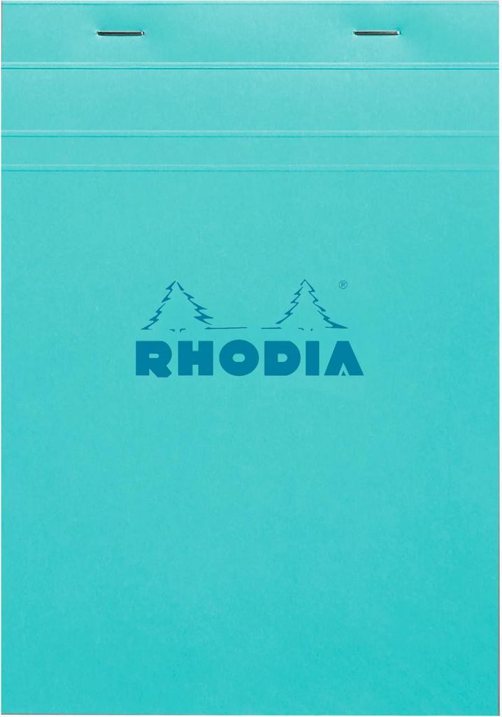 Clairefontaine 10x Rhodia Gehe Block Azurblau Nr16 Kar 80Bl 16303C
