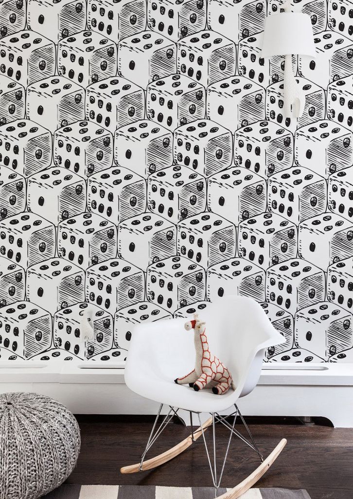 Coloray Fototapete 416x254 cm An Einer Wand Latex Latextapete - Dot Cubes Vintage Retro groß