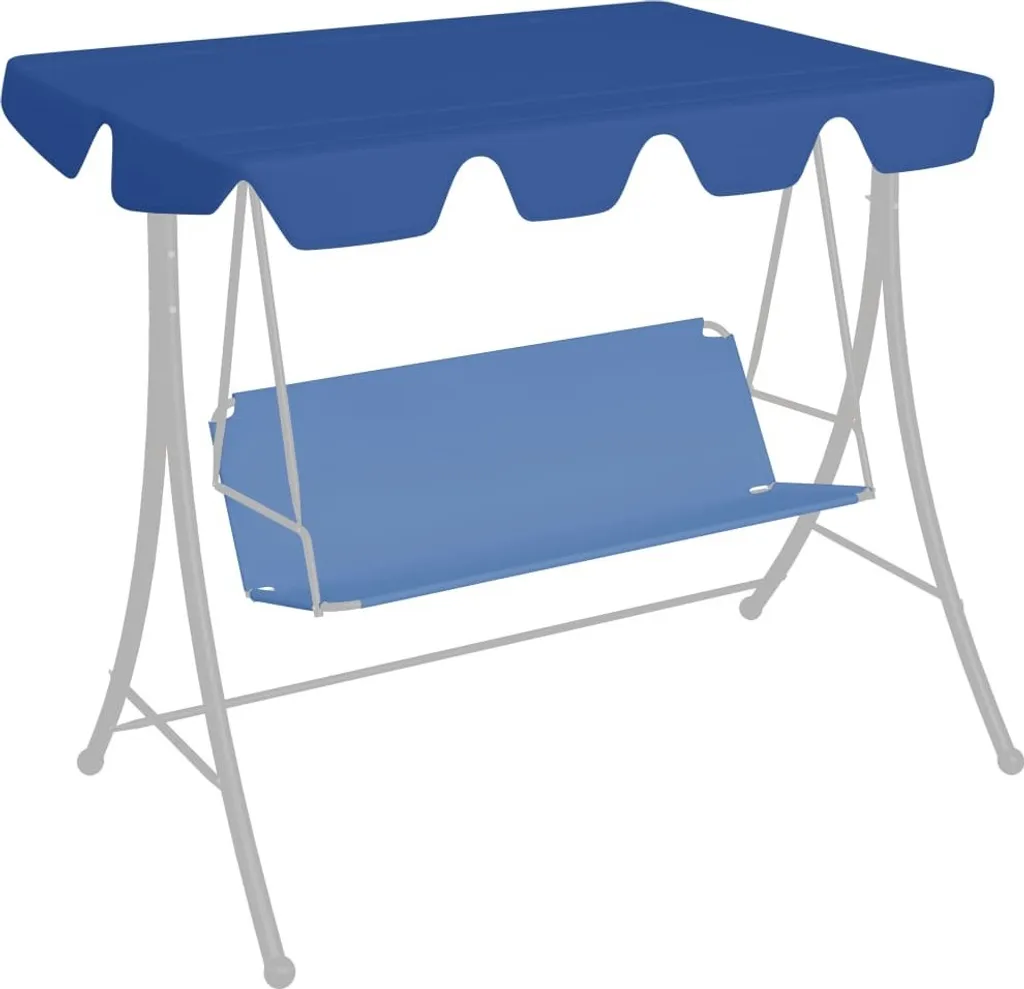 Telo Tetto Ricambio Dondolo 150x105 Blu | Octo6157226 Alta Resistenza