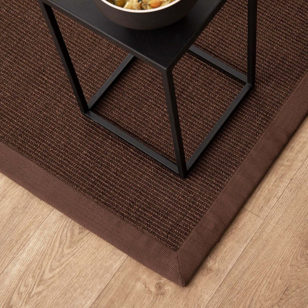 Sisal-Teppich Amazonas Dunkelbraun Mit Bordüre 160 x 230 cm Produktbild 6