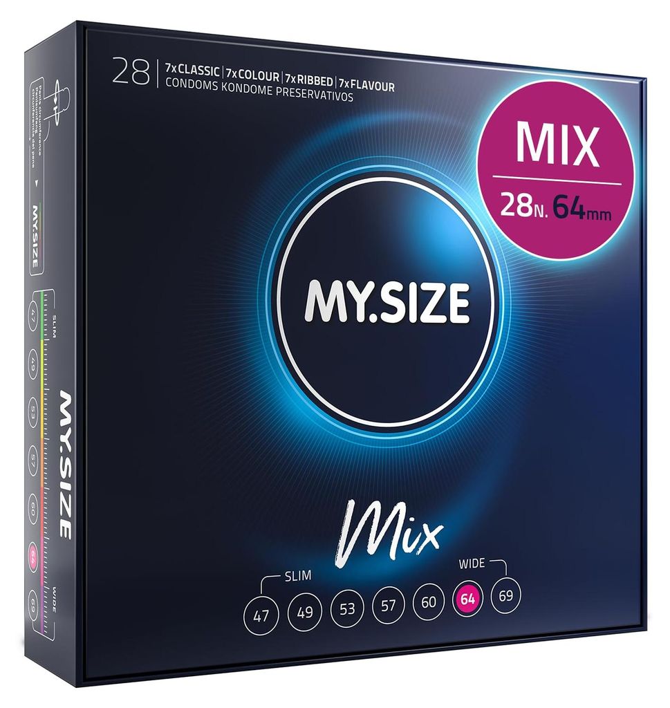 MY.SIZE Mix 64 mm Condome - 28 Stück Obrázek produktu 