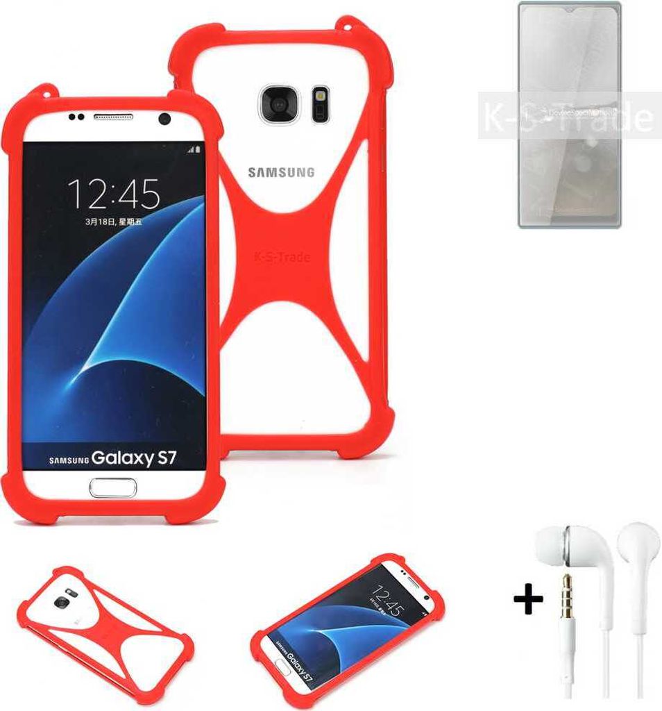 Handy-hülle + Kopfhörer kompatibel mit Cubot P50 Schutz-hülle Bumper Silikon Schutz Hülle Cover Case Silikoncase Silikonbumper TPU Softcase