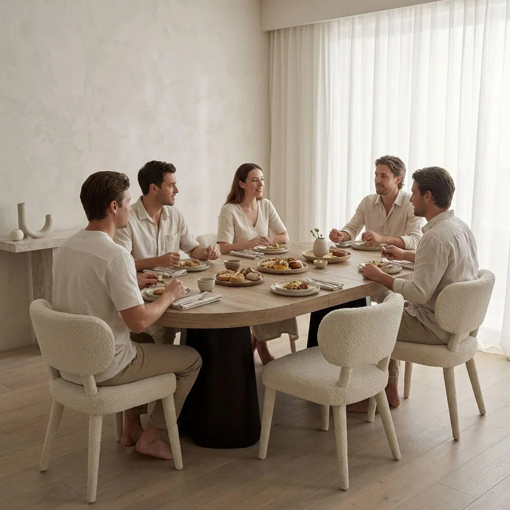 Table extensible Henriette : la solution pour recevoir dans un petit salon