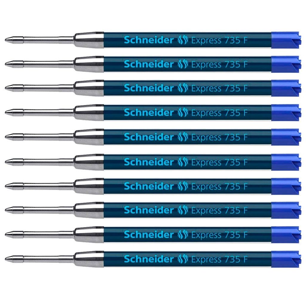 Schneider Express 735 Kugelschreiberminen F blau, 10 St.