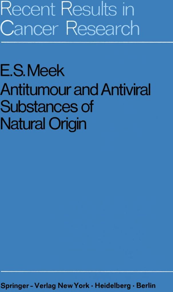 Antitumour and Antiviral Substances of Natural Origin