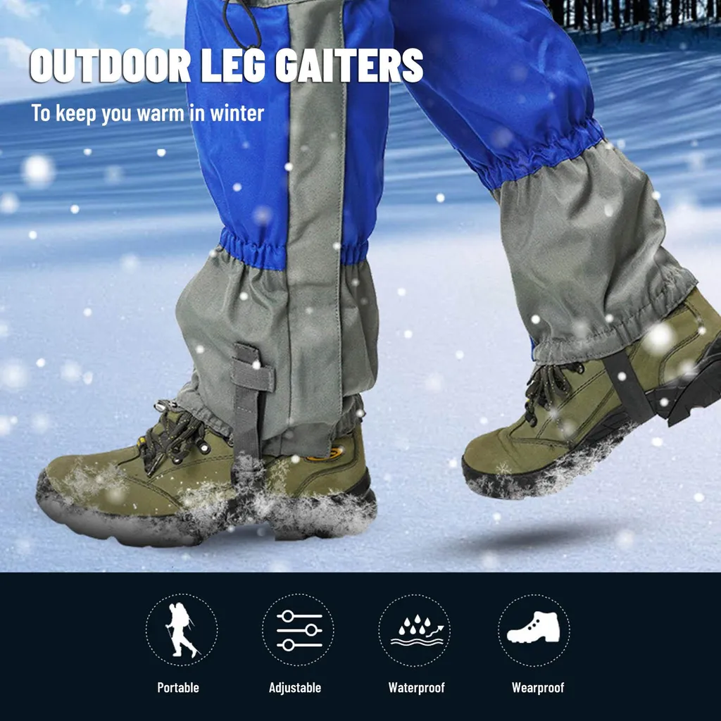 Jambières étanches anti-usure pour stopper la neige dans vos bottes