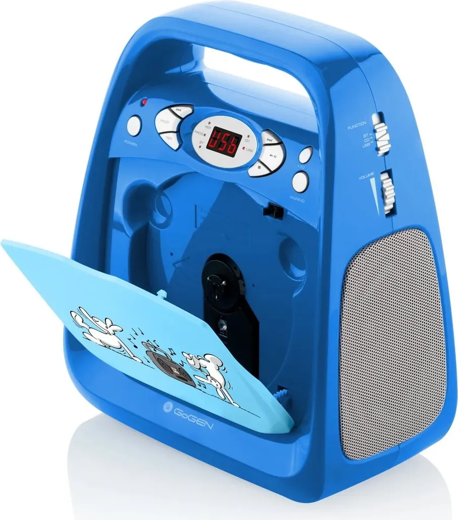 Lecteur CD Karaoké GoGEN Bob et Bobek Bleu pour Enfant - Modèle KARAO