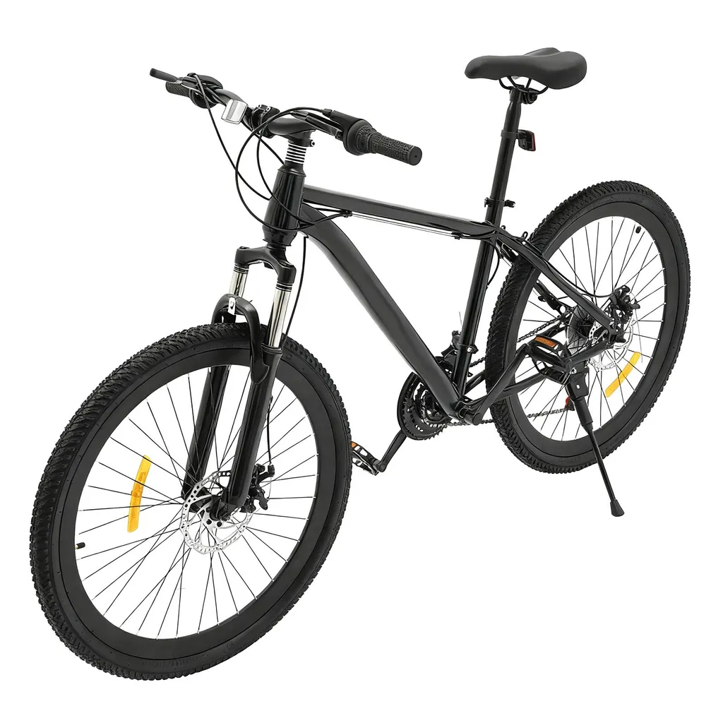 VTT 26 pouces 21 vitesses noir : confort et solidité pour tout terrain