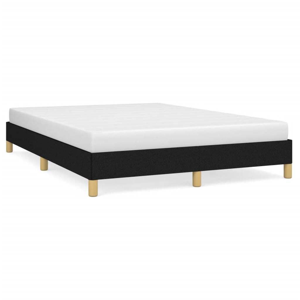 vidaXL Struttura letto senza materasso nero 140x200 cm Immagine del prodotto 