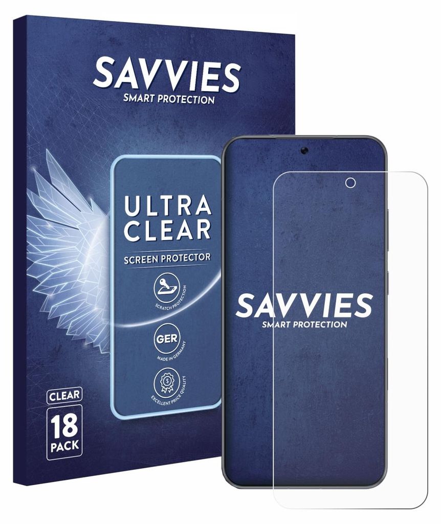 18x Für Honor Win Schutzfolie Savvies Displayschutz Display Schutz Folie Klar Transparent